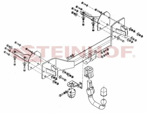 Теглич за BMW X5 (2000г.-2007г.) Steinhof